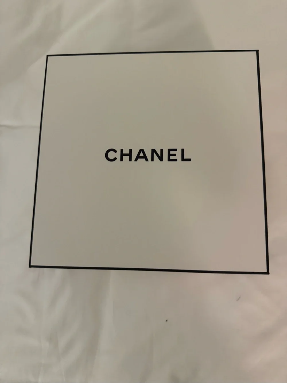 CHANEL Black & White Elegant Logo Wall Art gift box
